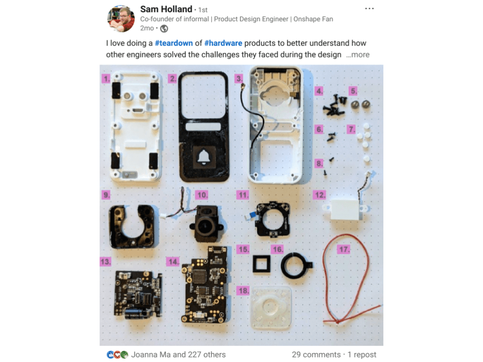 screenshot of our wyze doorbell teardown 